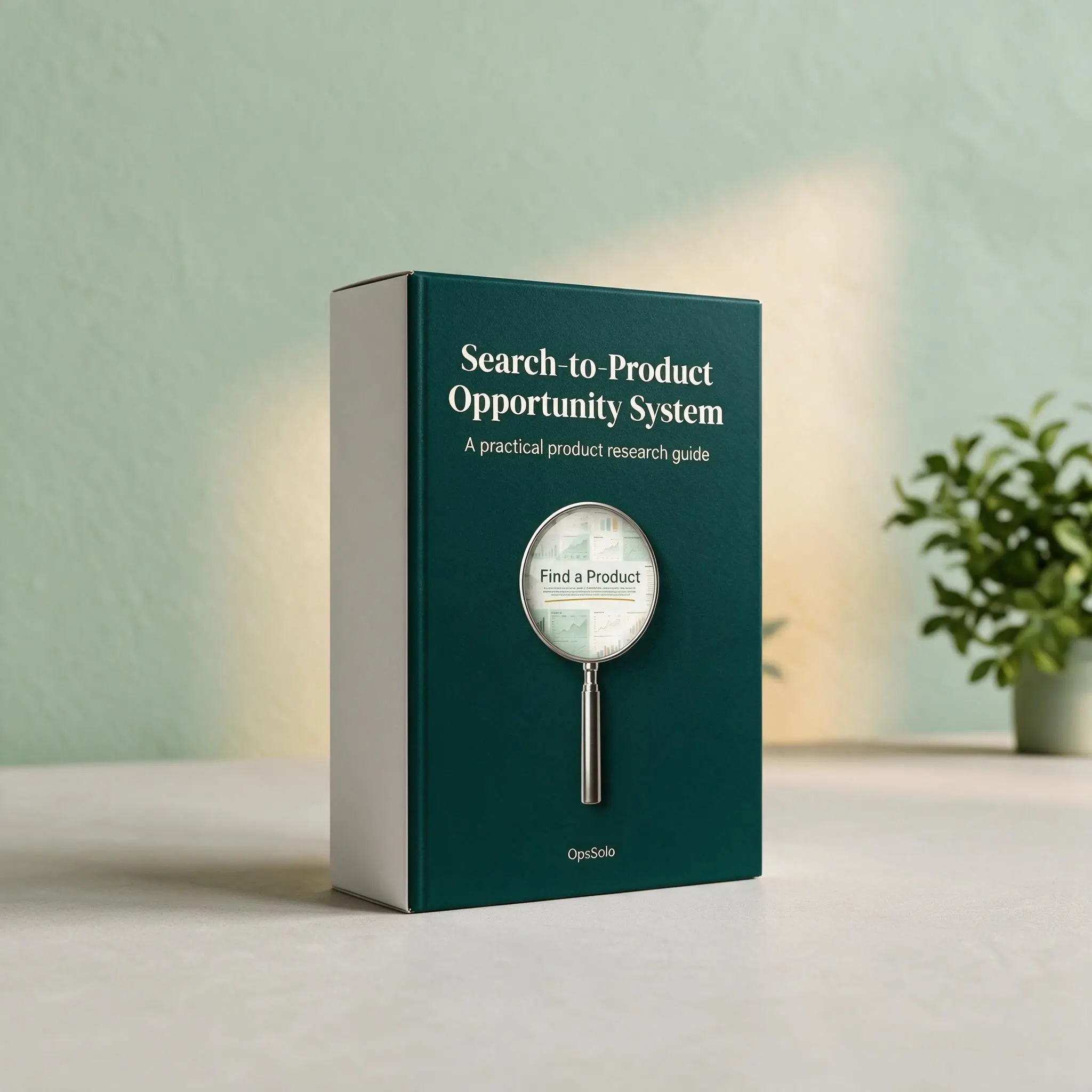 Search-to-Product Opportunity System product preview